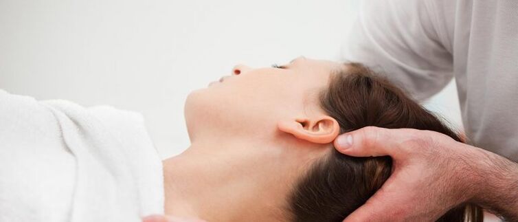 Patient mit zervikaler Osteochondrose